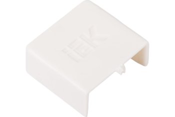 Заглушка торцевая IEK Элекор 40х40 цвет белый уп.4шт.