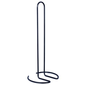 Держатель для бумажных полотенец  металл цельный цвет черный 300см 120 мм 1 шт