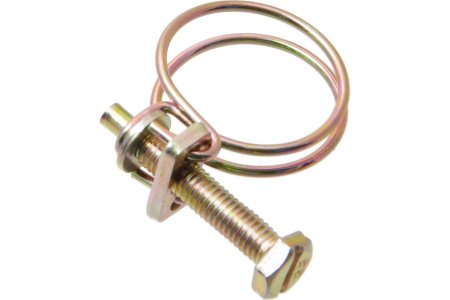 Хомут проволочный спиральный MasterProf d1" 2 шт цвет цинк