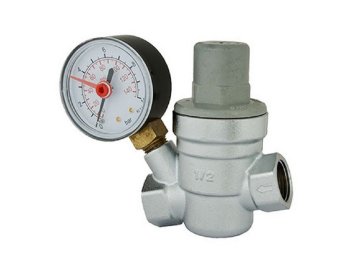 Редуктор давления мембранный PROFLINE 1/2" с монометром ВН-ВН латунь