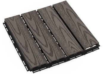 Плитка садовая 30х30см черный