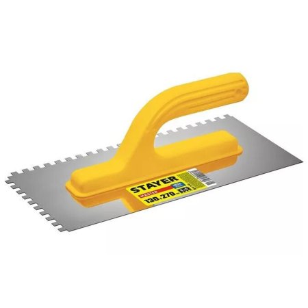 Гладилка зубчатая 270х130 мм сталь 6х6мм Гладилка зубчатая 270х130 мм сталь 6х6мм