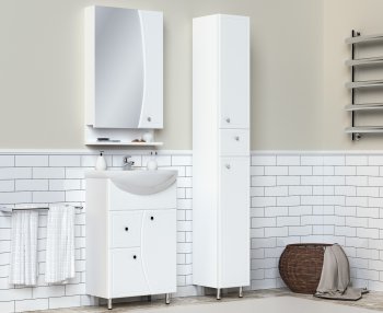 Тумба напольная Кармель 73х51х30,1см цвет белый