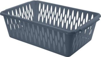 Корзина хранение Light 30х19,5х9,5см цвет Космический серый