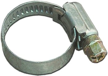 Хомут червячный с гайкой 40-60 мм 2 шт