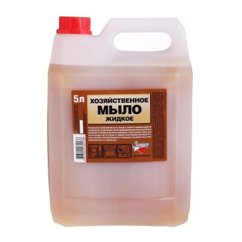 Мыло хозяйственное жидкое Золушка 5000мл антибактериальное