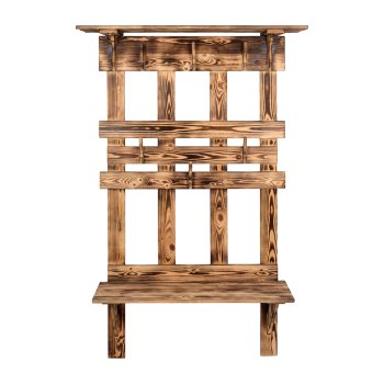 Вешалка для бани Банные штучки 6 рожков рожок Сосна Вешалка для бани Банные штучки 6 рожков рожок Сосна