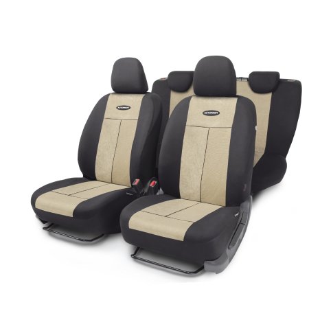 Чехлы для автокресел Autoprofi TT-902V BK/L.BE велюр