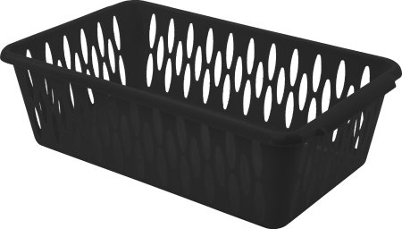 Корзина хранение Black 24,2х14,5х7,1см цвет черный
