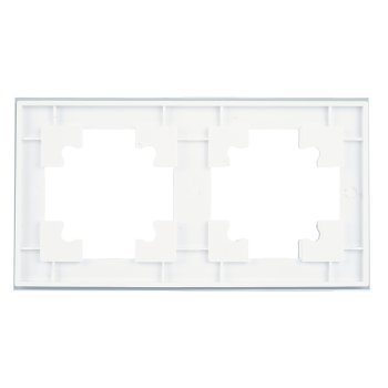 Рамка STEKKER Катрин 2 поста, цвет белый, арт. GFR00-7002-01