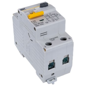 Автомат дифференциальный IEK АВДТ32 1+N 6кА 32А 30мА арт.MAD22-5-032-C-30