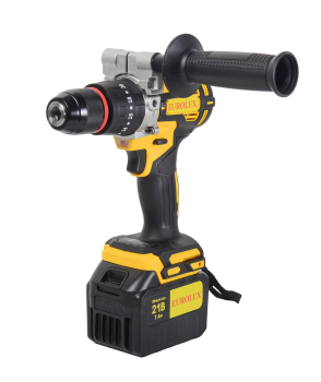 Дрель-шуруповерт аккумуляторная Eurolux Li-ion 21В 2x7Ач 130Нм