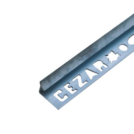 Профиль для плитки внутренний 9 мм Мрамор голубой 2,5 п.м