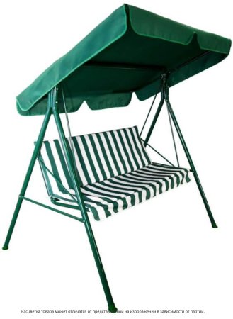 Качели садовые Адлер 174,2х115х146см 3-х местные до 150кг