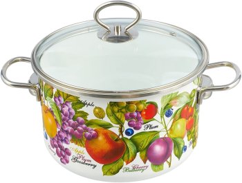 Кастрюля Confitura 3л эмалированная сталь