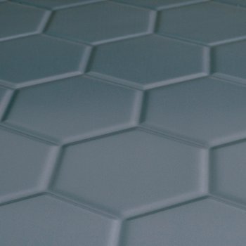 Плитка настенная Edelweiss, Hexagon, Blue 60х30х0,9 см