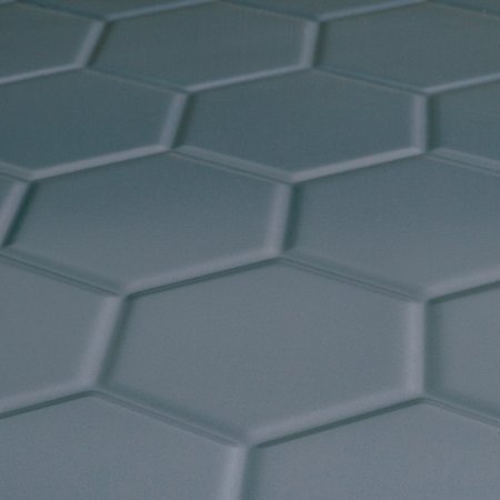 Плитка настенная Edelweiss, Hexagon, Blue 60х30х0,9 см