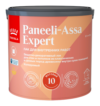 Лак Tikkurila Paneeli-Assa EXPERT панельный основа EP 2,7 л матовый