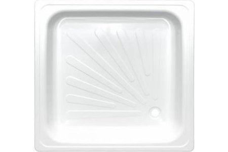 Поддон для душевой эмалированная сталь ВИЗ 80х80х15см квадратный