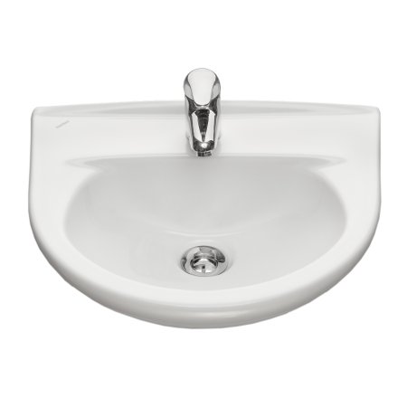 Раковина Santeri Родничок фарфор 455мм полукруглая цвет белый