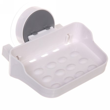 Мыльница пластик цвет белый настенная