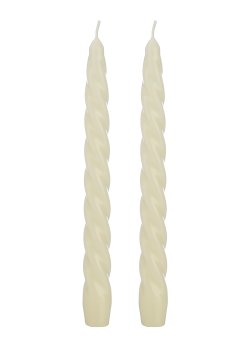 Свеча столовая Слоновая кость 2 шт