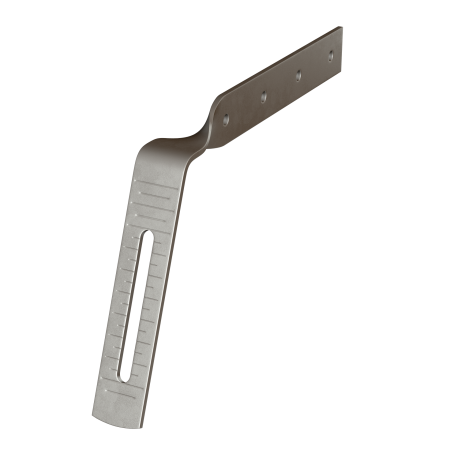 Удлинитель кронштейна боковой ТН-ПВХ оцинкованный металл Удлинитель кронштейна боковой ТН-ПВХ оцинкованный металл