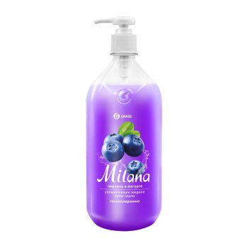 Мыло жидкое GRASS 1000мл Черника в йогурте