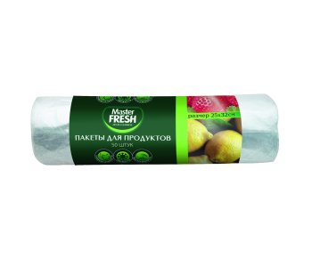 Пакеты для продуктов рулон 50шт 25,2