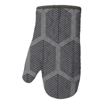 Прихватка-рукавица Паттерн 28х18 см 1шт серый