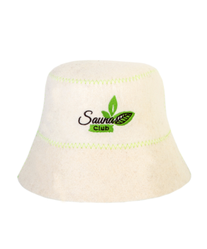 Шапка для бани ГлавБаня Панама фетр