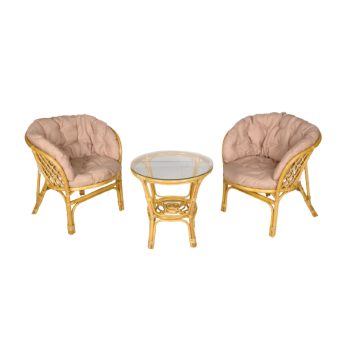 Комплект садовой мебели Багамы мини стол, 2 кресла