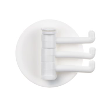 Крючок тройной цвет белый 2шт