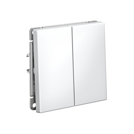 Выключатель встраиваемый Systeme Electric ARTGALLERY 2 кл. белый, арт. GAL000151s