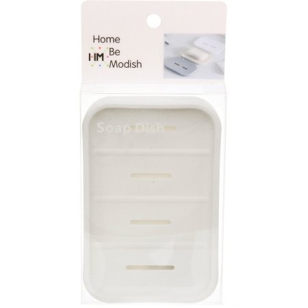 Мыльница Агата пластик цвет белый настольная