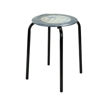 Табурет синий, форма круг 44х44х46,2 см