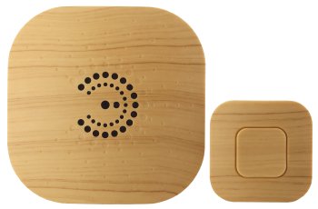 Звонок дверной ЭРА BIONIC беспроводной светлое дерево