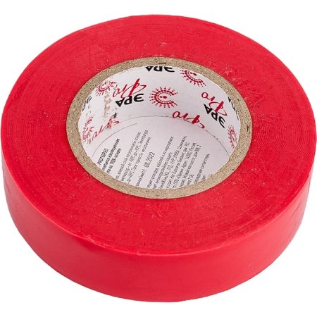 Изолента ПВХ ЭРА 19мм х 20м красная