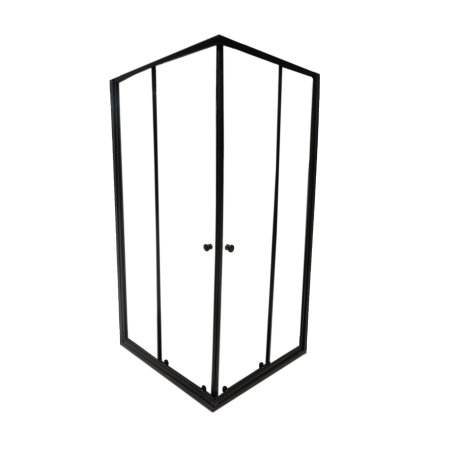 Ограждение душевое Parly ZEQ911B низкий поддон 90х90х190см прозрачное стекло