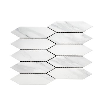 Мозаика Diamond Carrara белый MAUKW81003