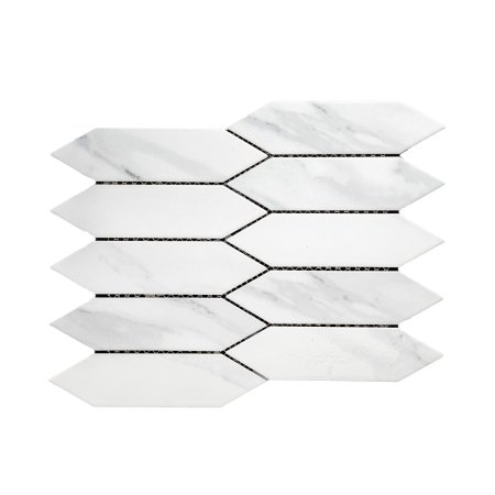 Мозаика Diamond Carrara белый MAUKW81003