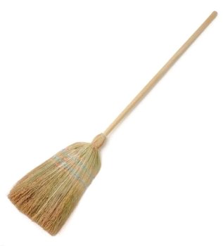 Метла уличная 140см /цвет натуральный / сорго