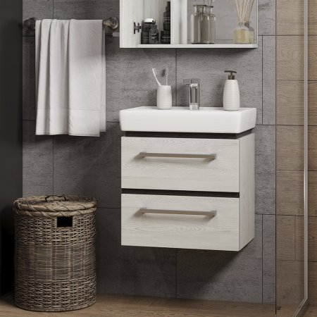 Тумба подвесная Ронда 50х52х34см цвет дуб сомерсет