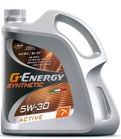 Масло моторное G-Energy Synthetic Active 5W30 4л SL/CF