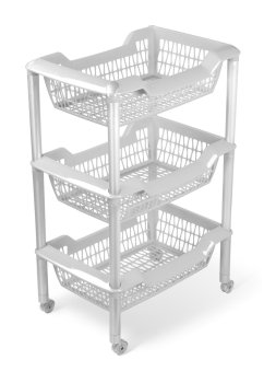 Этажерка Martika Джета 440х302х193мм цвет серый