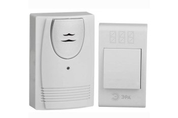 Звонок дверной ЭРА C61 беспроводной белый