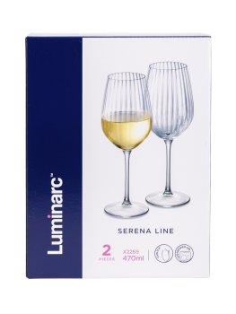 Набор бокалов для вина SERENA LINE 470мл цвет прозрачный 2шт