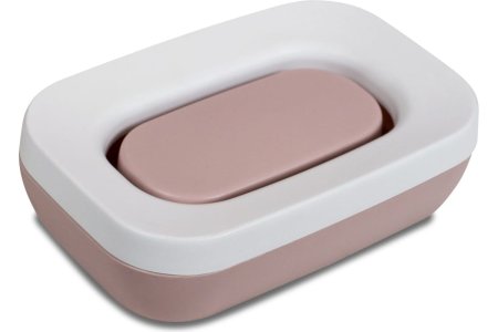 Мыльница Эллиса пластик цвет розовый настольная Мыльница Эллиса пластик цвет розовый настольная