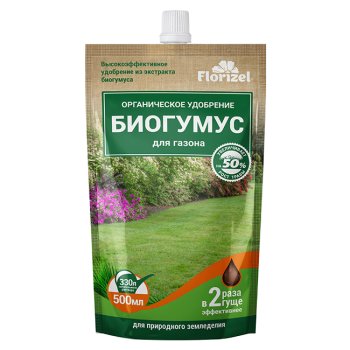 Удобрение минеральное комплексное Florizel паста Биогумус Газон 500мл