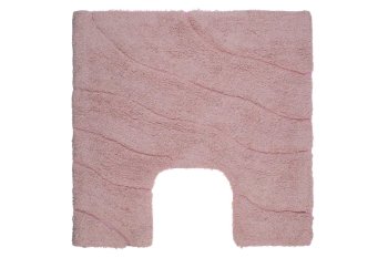 Коврик для унитаза TRENDY 50х50см цвет розовый